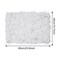 20-Pieces White Artificial Flower Wall Panels for Backdrop Decor